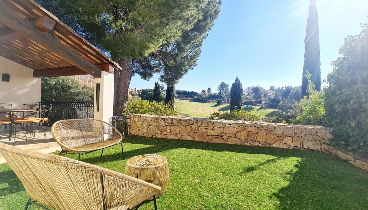Superbe Villa-Domaine Avec Golf Piscine Et Tennis Saint-Cyr-sur-Mer Eksteriør bilde